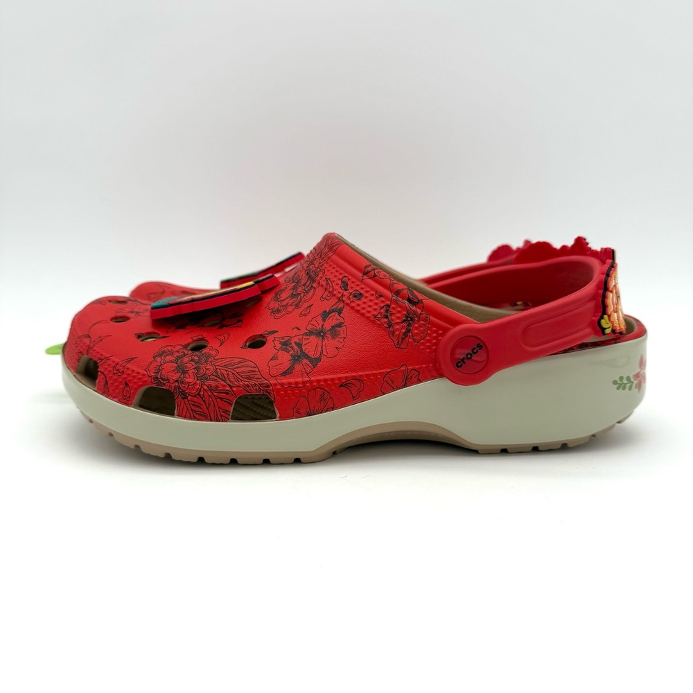 NWT New Frida Kahlo Classic Crocs Clogs Women's 12 Men's 10 Shoes Slides Sandals - Picture 4 of 7